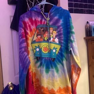 tie dye scooby-doo hoodie